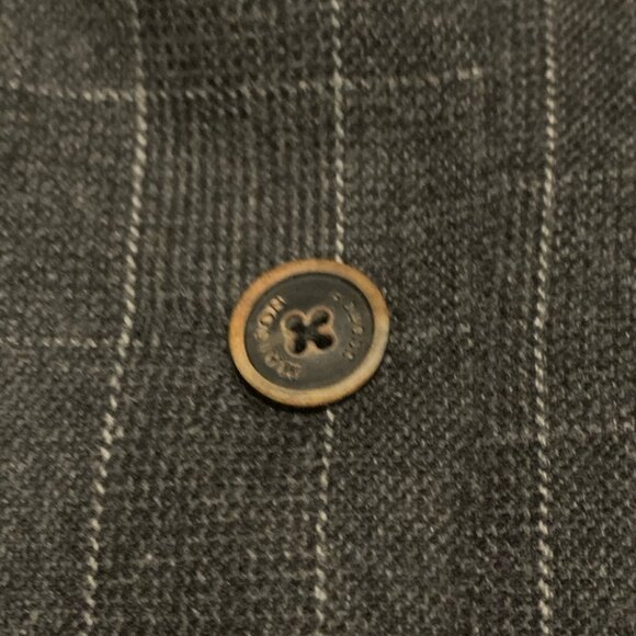 Maison Scotch Plaid Check Wool Equestrian Blazer - Picture 7 of 12